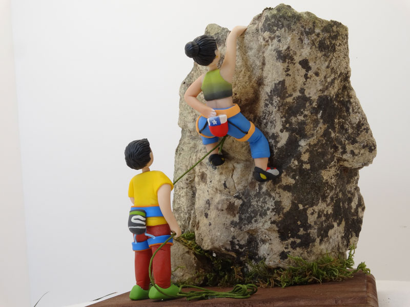 Figura de escalada deportiva